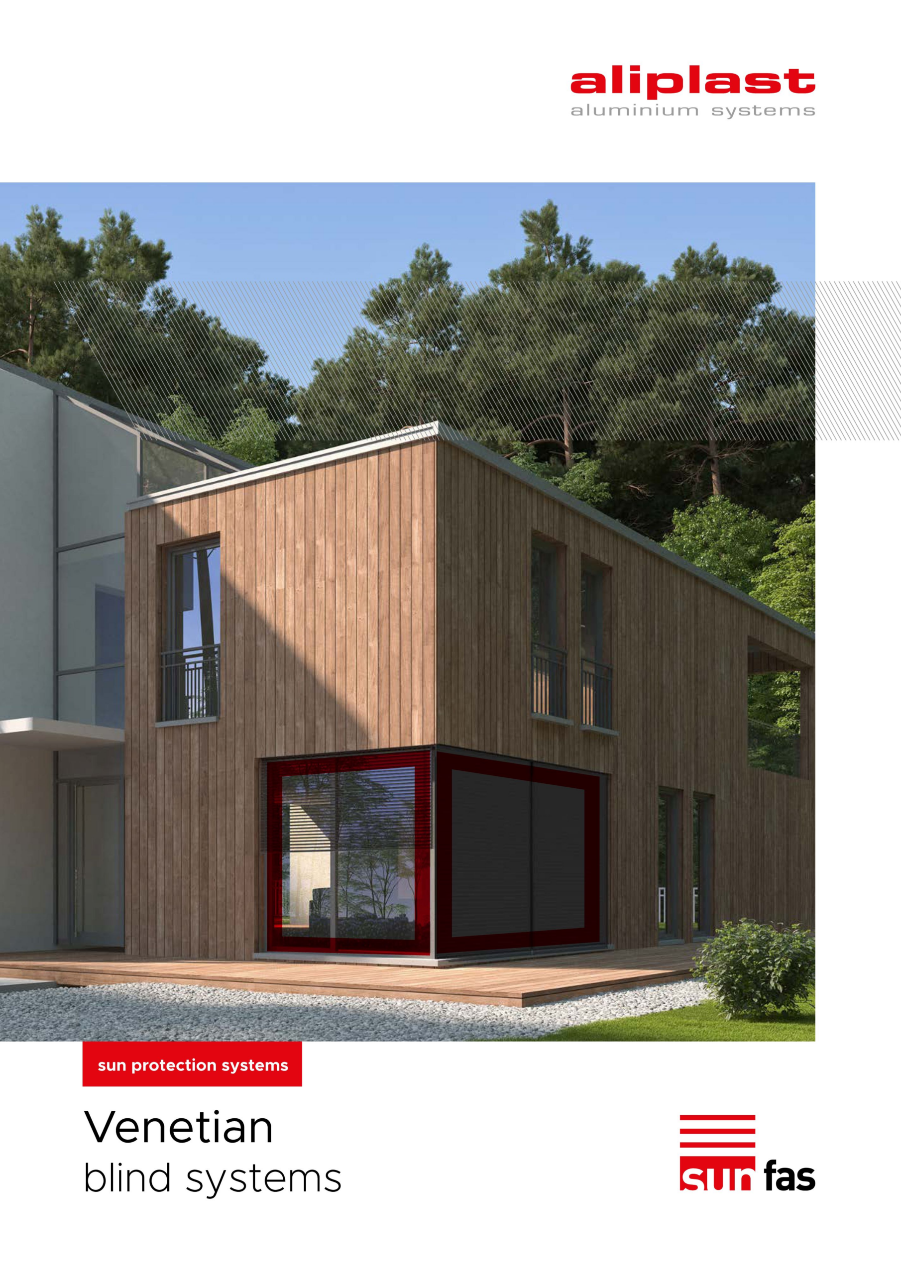 Żaluzje zewnętrzne fasadowe podtynkowe SunFas